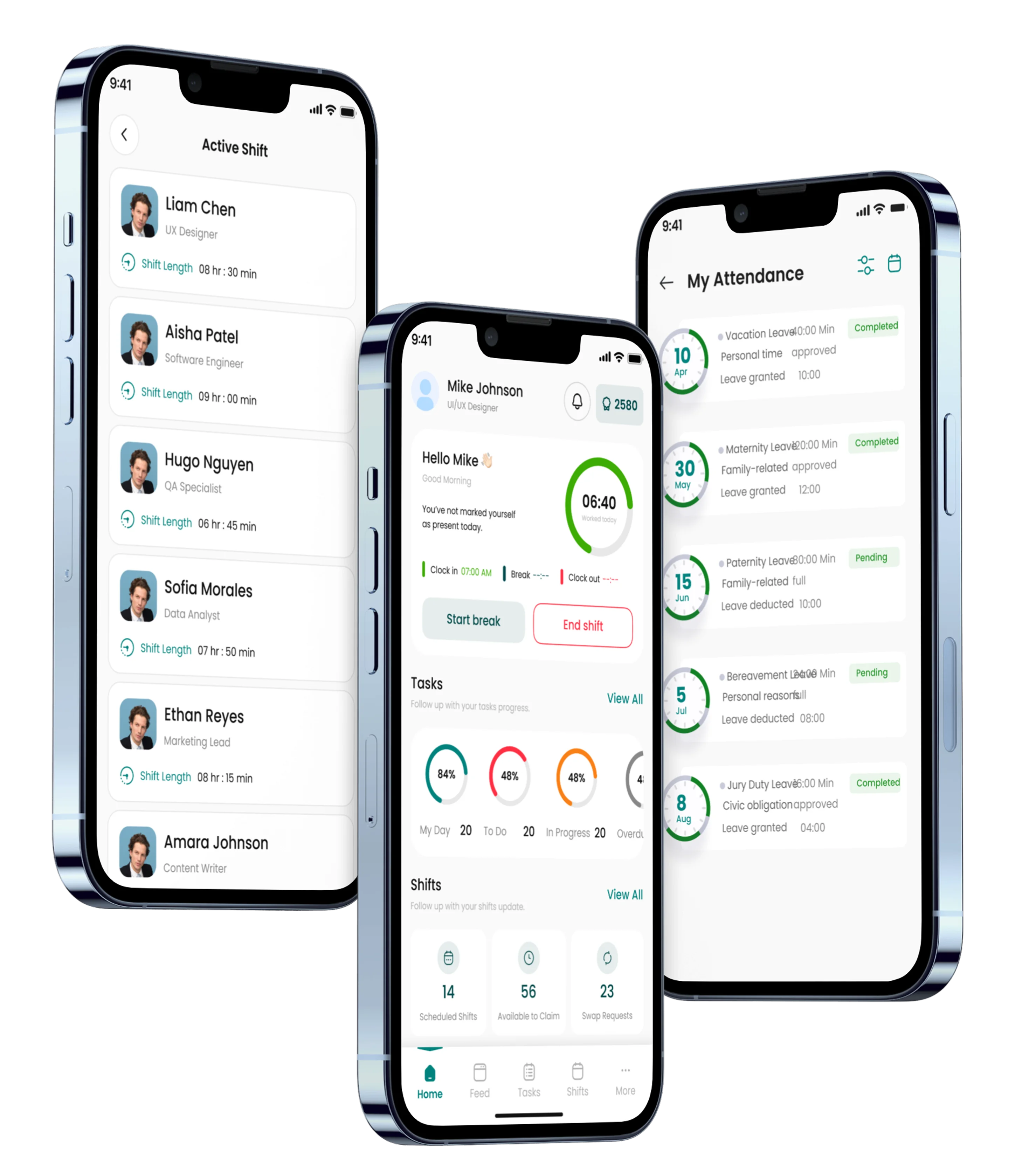 A Timeclock your team actually uses.